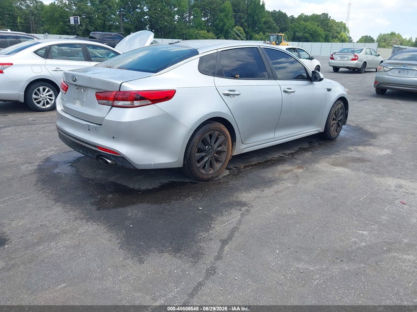 2016 Kia Optima VIN 5XXGT4L39GG059933 IAAI salvage auction — NORMAL WEAR, Clear (Georgia), sold $1,050 on 2026-07-22 (photo 4)