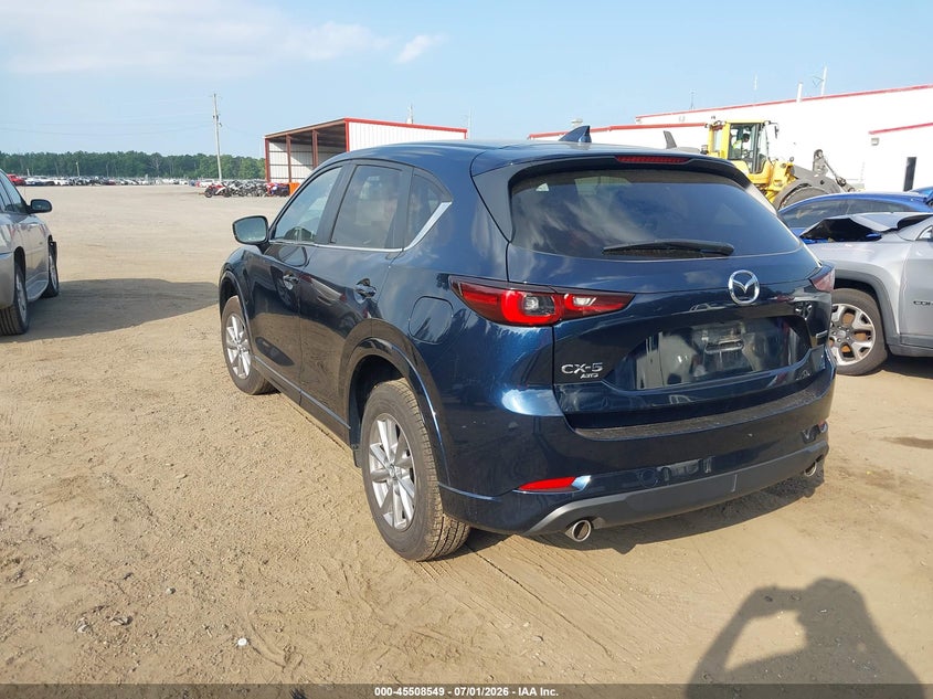2025 Mazda Cx-5 VIN JM3KFBBL0S0678381 IAAI salvage auction — RIGHT FRONT, Enterprise Vehicles Clear Only (Indiana), sold $12,800 on 2026-07-08 (photo 3)