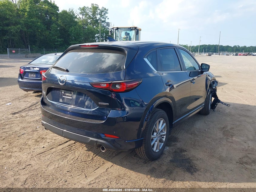 2025 Mazda Cx-5 VIN JM3KFBBL0S0678381 IAAI salvage auction — RIGHT FRONT, Enterprise Vehicles Clear Only (Indiana), sold $12,800 on 2026-07-08 (photo 4)
