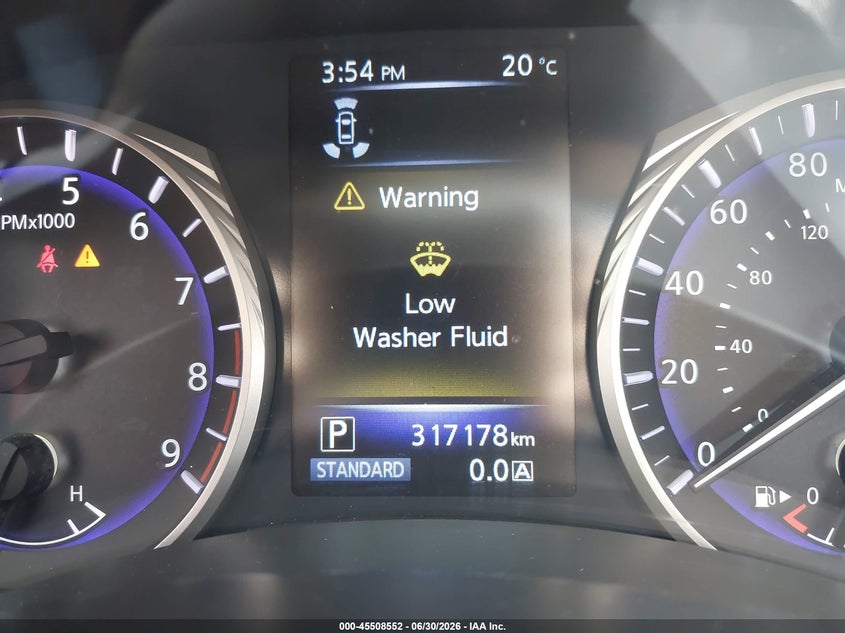 2014 Infiniti Q50 VIN JN1BV7AR5EM686538 IAAI salvage auction — FRONT END, Salvage Title, sold $25 on 2026-07-31 (photo 7)