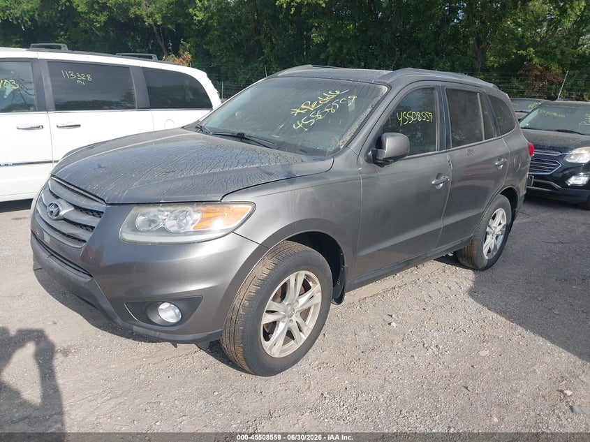 2012 Hyundai Santa fe VIN 5XYZKDAGXCG156825 IAAI salvage auction — NORMAL WEAR, Clear (Indiana), sold $600 on 2026-07-29 (photo 2)