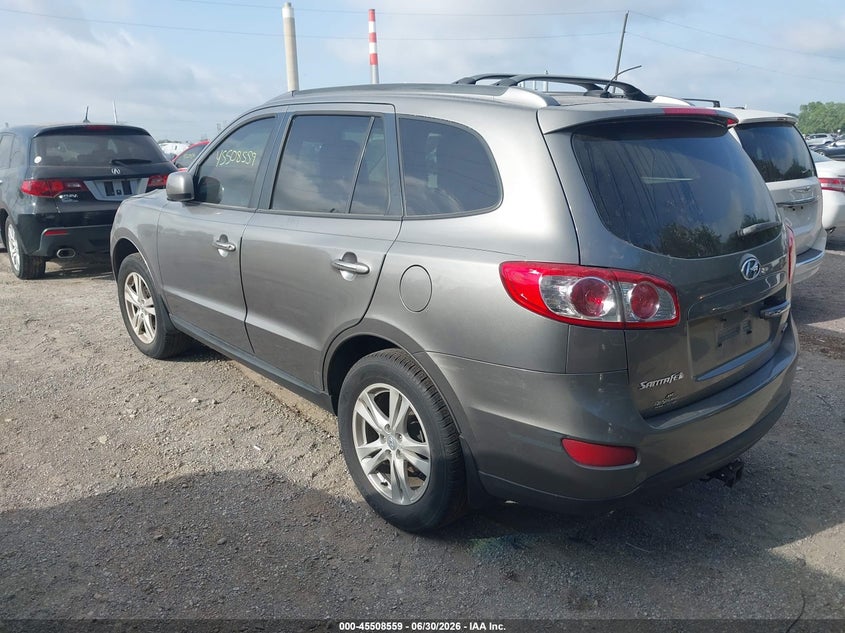 2012 Hyundai Santa fe VIN 5XYZKDAGXCG156825 IAAI salvage auction — NORMAL WEAR, Clear (Indiana), sold $600 on 2026-07-29 (photo 3)