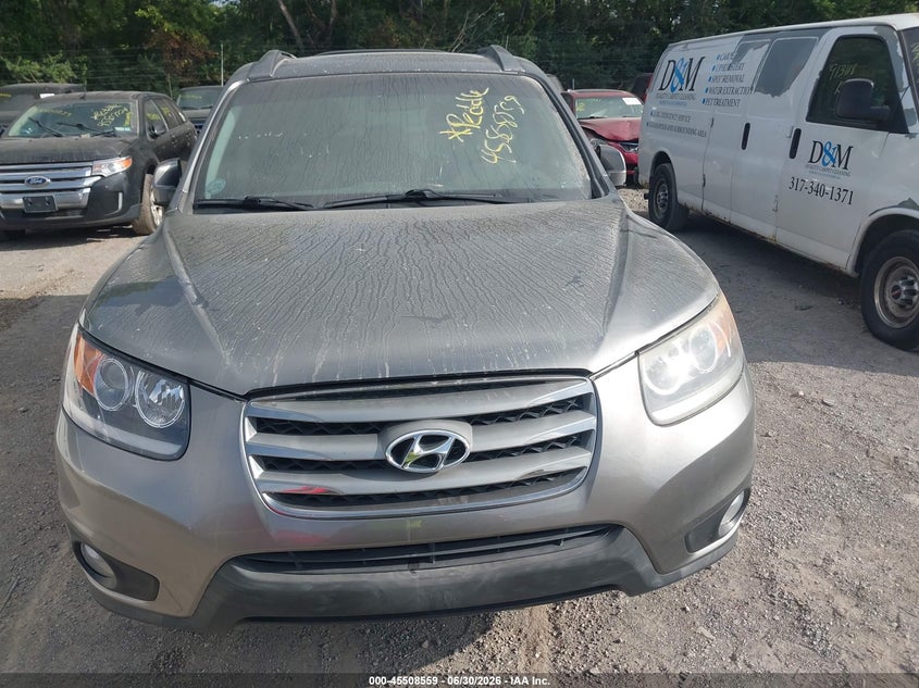 2012 Hyundai Santa fe VIN 5XYZKDAGXCG156825 IAAI salvage auction — NORMAL WEAR, Clear (Indiana), sold $600 on 2026-07-29 (photo 6)