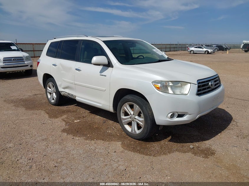 2010 Toyota Highlander VIN 5TDDK3EH5AS001929 IAAI salvage auction — NORMAL WEAR, Original (Texas), sold $2,200 on 2026-07-29 (photo 1)