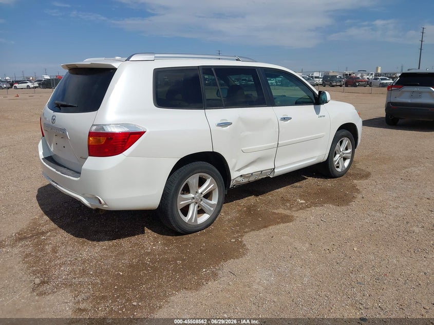 2010 Toyota Highlander VIN 5TDDK3EH5AS001929 IAAI salvage auction — NORMAL WEAR, Original (Texas), sold $2,200 on 2026-07-29 (photo 4)