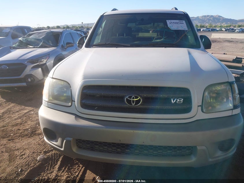 2001 Toyota Sequoia VIN 5TDZT34A01S052830 IAAI salvage auction — NORMAL WEAR, Clear (Arizona), sold $300 on 2026-07-21 (photo 6)