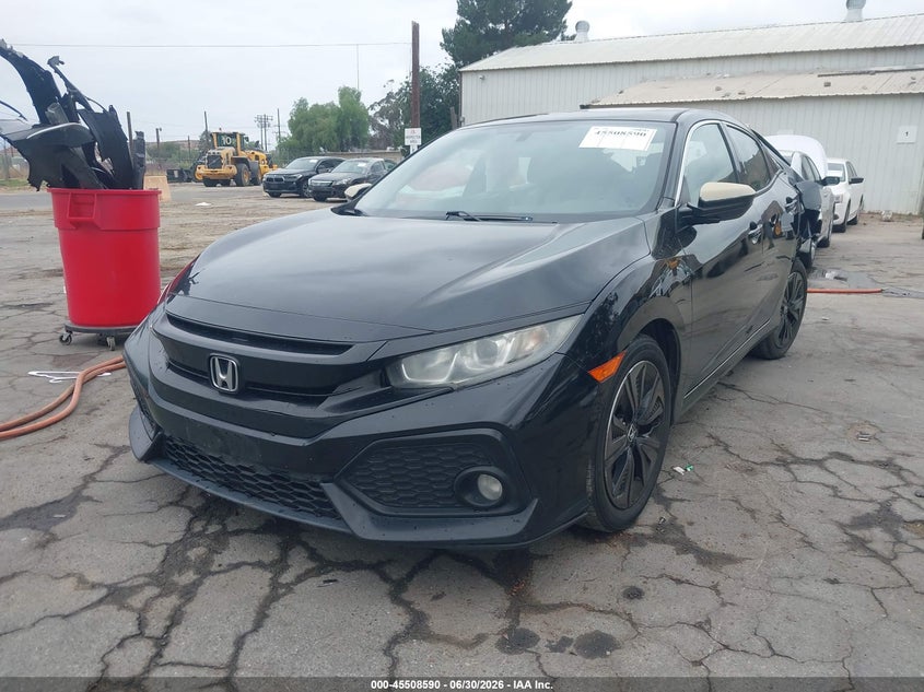 2018 Honda Civic VIN SHHFK7H55JU426782 IAAI salvage auction — REAR END, Salvage (California), sold $2,550 on 2026-07-28 (photo 2)