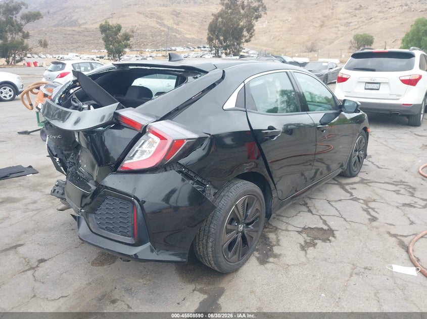 2018 Honda Civic VIN SHHFK7H55JU426782 IAAI salvage auction — REAR END, Salvage (California), sold $2,550 on 2026-07-28 (photo 4)