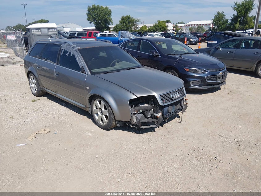 2002 Audi S6 VIN WAUXU54B92N095351 IAAI salvage auction — NORMAL WEAR, Regular Certificate (Iowa), sold $375 on 2026-07-27 (photo 1)