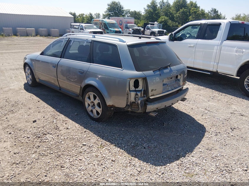 2002 Audi S6 VIN WAUXU54B92N095351 IAAI salvage auction — NORMAL WEAR, Regular Certificate (Iowa), sold $375 on 2026-07-27 (photo 3)