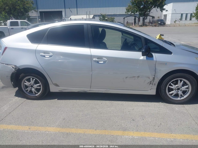 2010 Toyota Prius VIN JTDKN3DU2A0236725 IAAI salvage auction — RIGHT SIDE, Salvage (California), sold $650 on 2026-07-20 (photo 6)