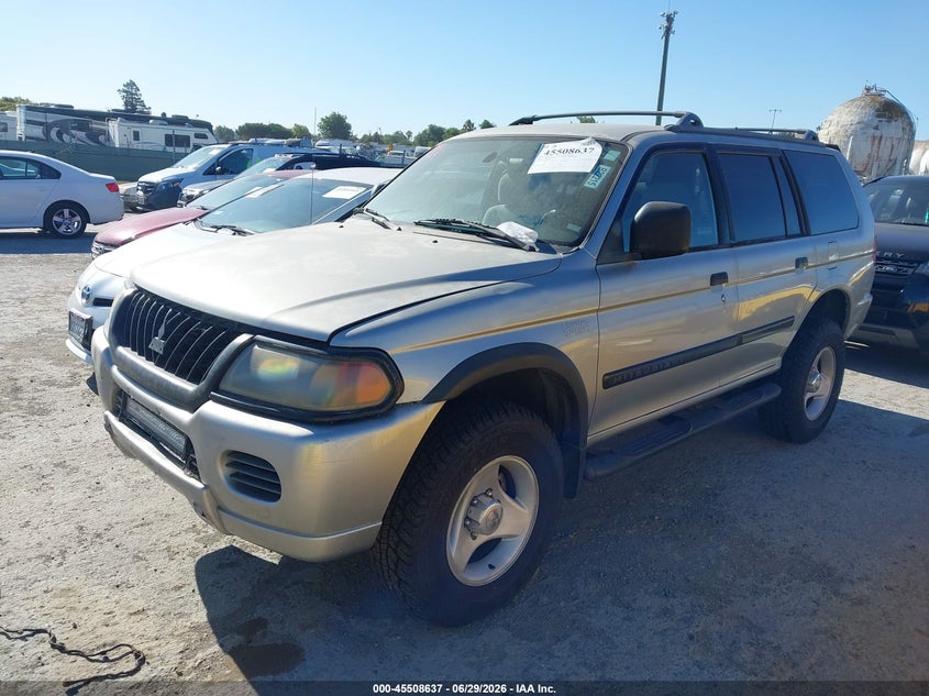 2000 Mitsubishi Montero VIN JA4LS31H4YP814856 IAAI salvage auction — NORMAL WEAR, Clear - Dealer Only (California), sold $650 on 2026-07-09 (photo 2)