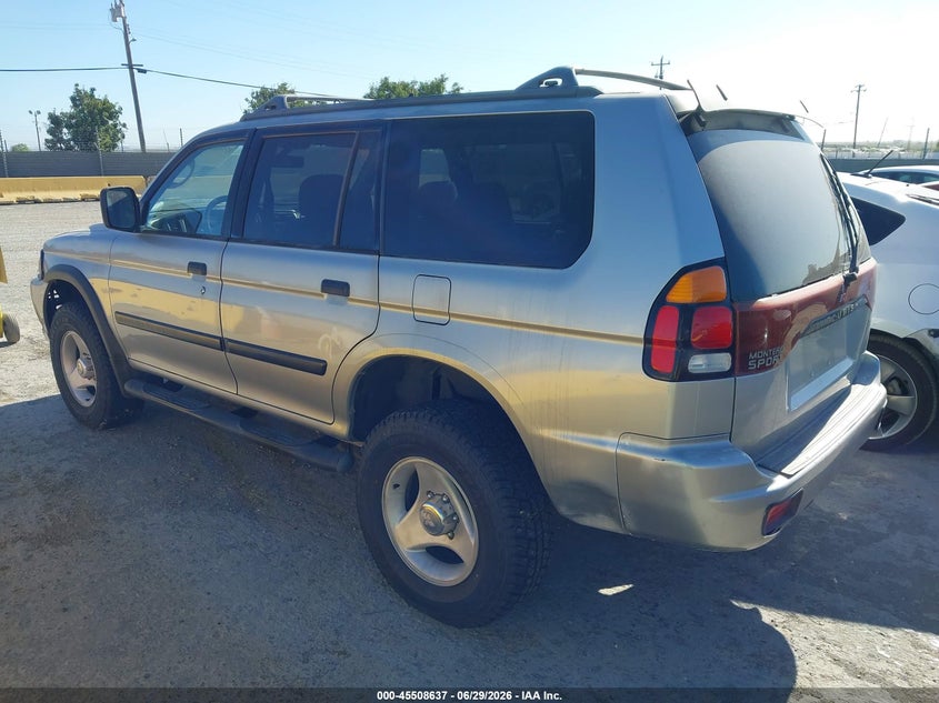 2000 Mitsubishi Montero VIN JA4LS31H4YP814856 IAAI salvage auction — NORMAL WEAR, Clear - Dealer Only (California), sold $650 on 2026-07-09 (photo 3)