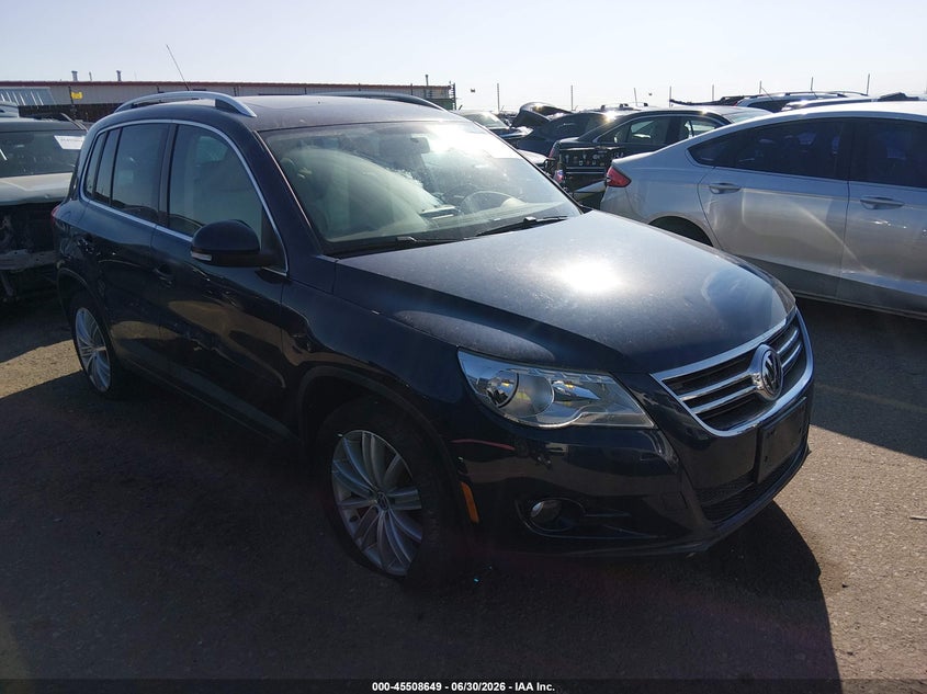 2011 Volkswagen Tiguan VIN WVGBV7AX4BW000237 IAAI salvage auction — LEFT & RIGHT, Salvage (Colorado), sold $1,150 on 2026-08-13 (photo 1)