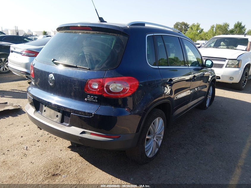 2011 Volkswagen Tiguan VIN WVGBV7AX4BW000237 IAAI salvage auction — LEFT & RIGHT, Salvage (Colorado), sold $1,150 on 2026-08-13 (photo 4)