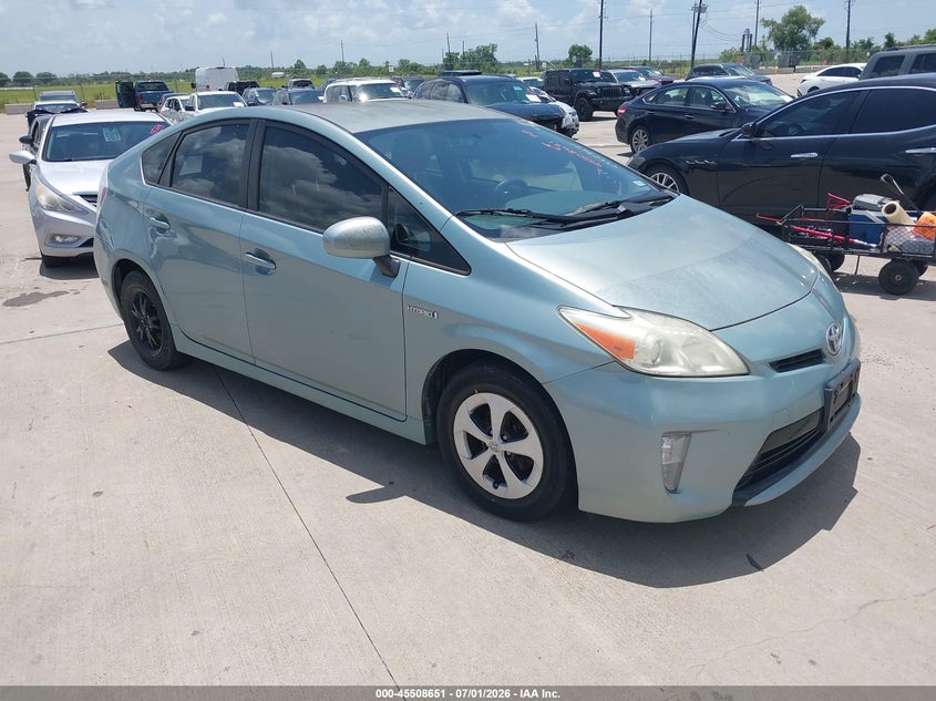 2014 Toyota Prius VIN JTDKN3DU3E1752852 IAAI salvage auction — NORMAL WEAR, Original (Texas), sold $1,525 on 2026-07-31 (photo 1)