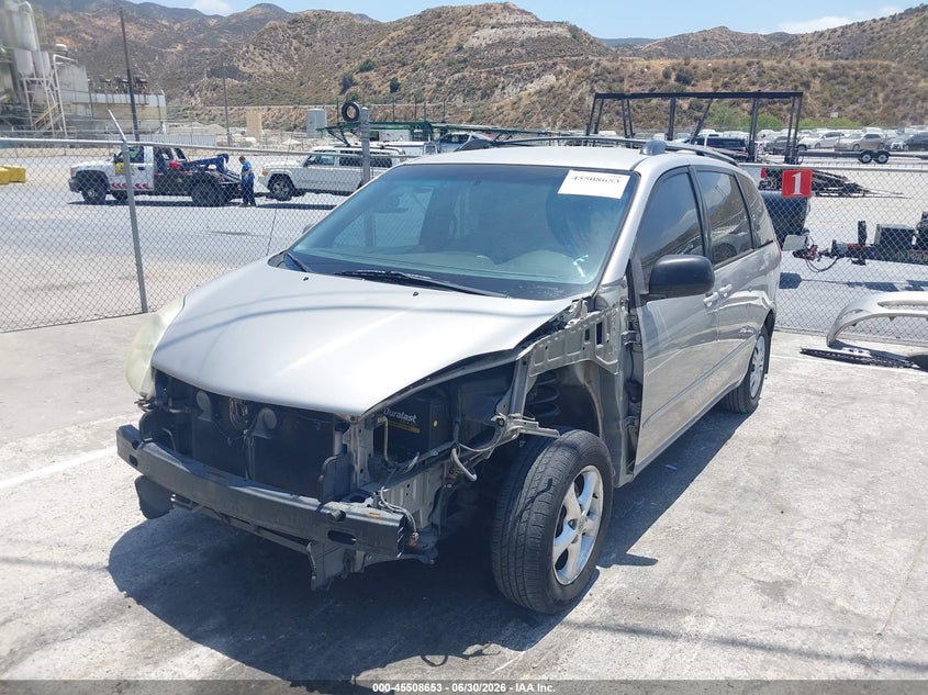 2006 Toyota Sienna VIN 5TDZA23C16S397973 IAAI salvage auction — FRONT END, Salvage (California), sold $625 on 2026-07-22 (photo 2)