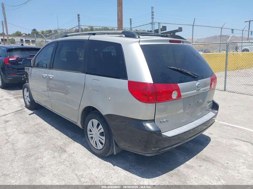 2006 Toyota Sienna VIN 5TDZA23C16S397973 IAAI salvage auction — FRONT END, Salvage (California), sold $625 on 2026-07-22 (photo 3)