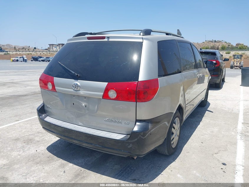 2006 Toyota Sienna VIN 5TDZA23C16S397973 IAAI salvage auction — FRONT END, Salvage (California), sold $625 on 2026-07-22 (photo 4)