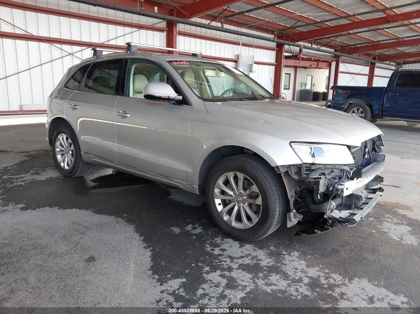 2017 Audi Q5 VIN WA1C2AFP4HA022925 IAAI salvage auction — FRONT END, Salvage (California), sold $2,500 on 2026-07-09 (photo 1)