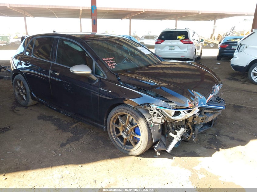 2022 Volkswagen Golf r VIN WVWEB7CD6NW169130 IAAI salvage auction — FRONT END, Wait Title, sold $9,050 on 2026-08-18 (photo 1)