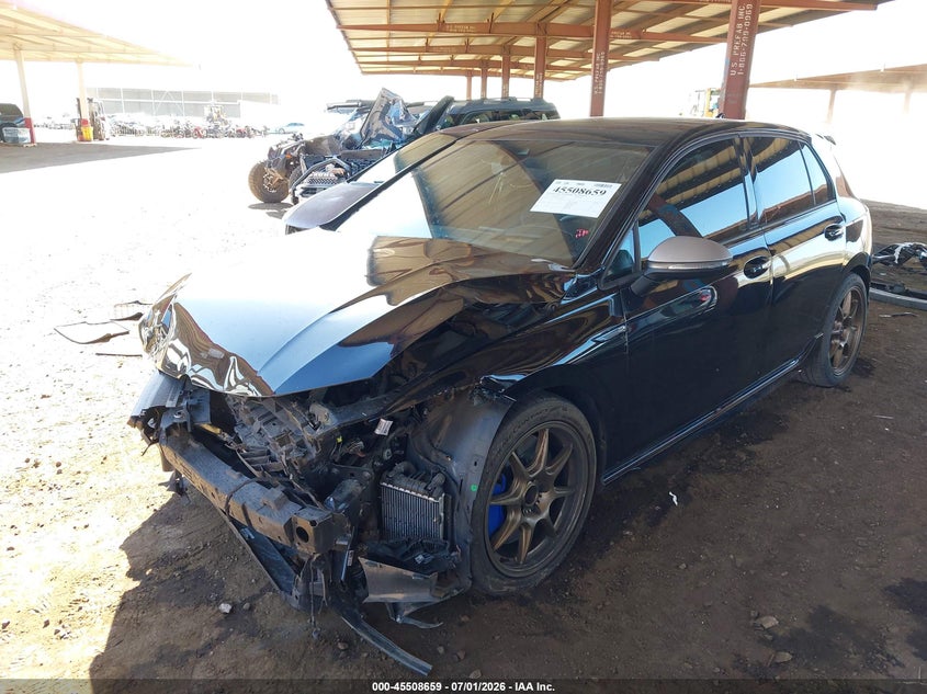 2022 Volkswagen Golf r VIN WVWEB7CD6NW169130 IAAI salvage auction — FRONT END, Wait Title, sold $9,050 on 2026-08-18 (photo 2)