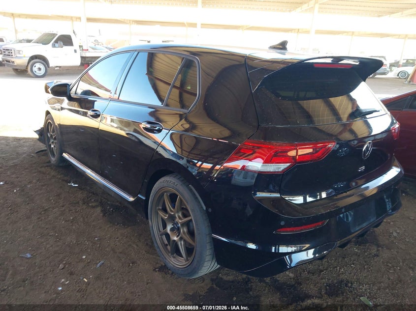 2022 Volkswagen Golf r VIN WVWEB7CD6NW169130 IAAI salvage auction — FRONT END, Wait Title, sold $9,050 on 2026-08-18 (photo 3)