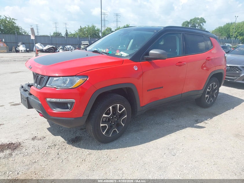 2021 Jeep Compass VIN 3C4NJDDB7MT528956 IAAI salvage auction — RIGHT FRONT, Salvage Title, sold $4,500 on 2026-08-28 (photo 2)