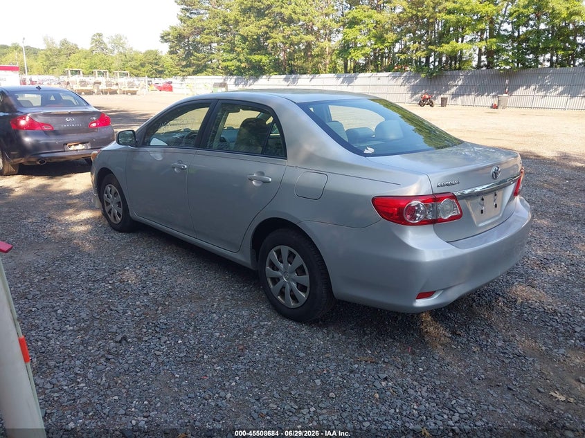 2011 Toyota Corolla VIN JTDBU4EE7B9151554 IAAI salvage auction — FRONT & REAR, Clear (New Jersey), sold $2,650 on 2026-07-15 (photo 3)