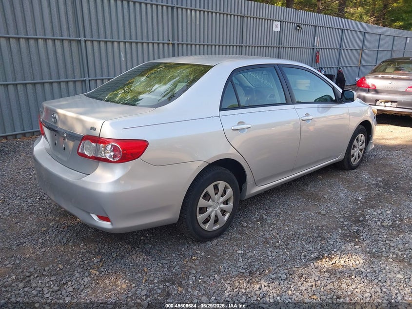 2011 Toyota Corolla VIN JTDBU4EE7B9151554 IAAI salvage auction — FRONT & REAR, Clear (New Jersey), sold $2,650 on 2026-07-15 (photo 4)