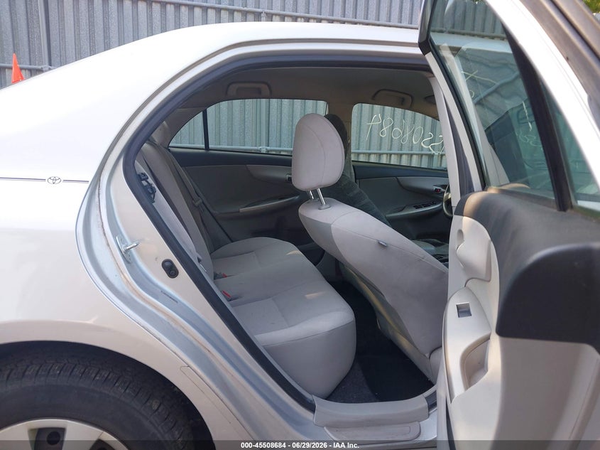 2011 Toyota Corolla VIN JTDBU4EE7B9151554 IAAI salvage auction — FRONT & REAR, Clear (New Jersey), sold $2,650 on 2026-07-15 (photo 8)