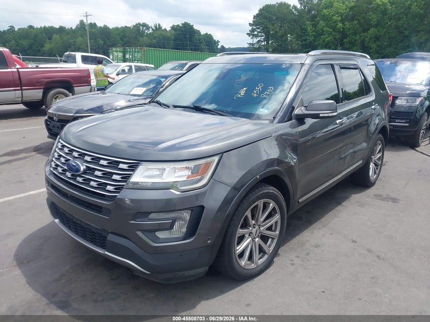 2016 Ford Explorer VIN 1FM5K8F87GGD35782 IAAI salvage auction — NORMAL WEAR, Clear (North Carolina), sold $2,100 on 2026-07-22 (photo 2)