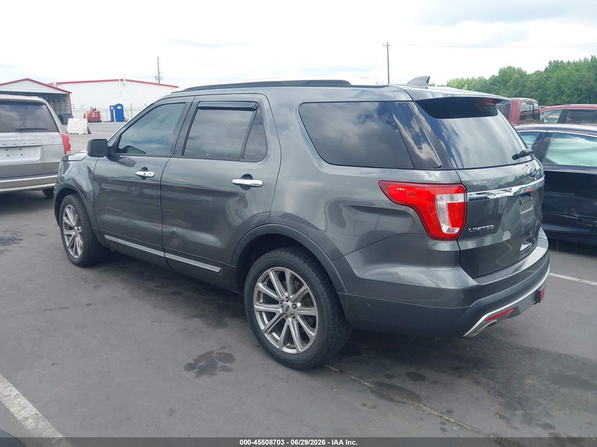 2016 Ford Explorer VIN 1FM5K8F87GGD35782 IAAI salvage auction — NORMAL WEAR, Clear (North Carolina), sold $2,100 on 2026-07-22 (photo 3)
