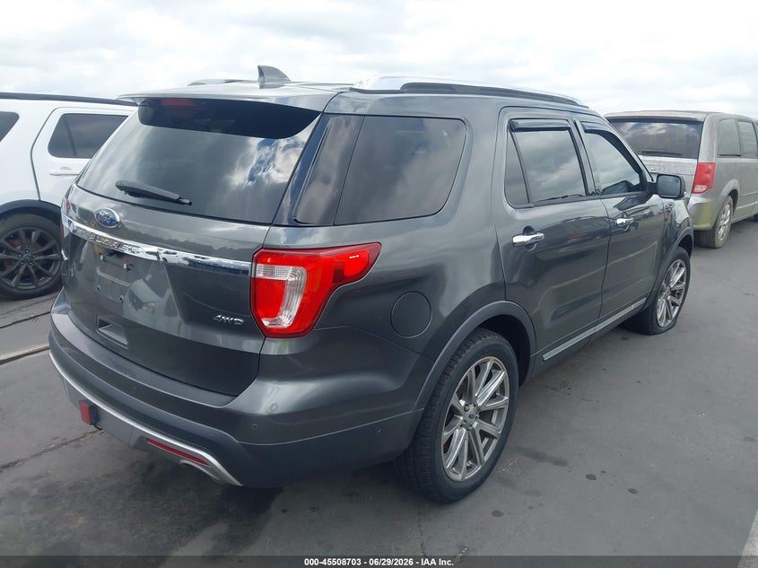 2016 Ford Explorer VIN 1FM5K8F87GGD35782 IAAI salvage auction — NORMAL WEAR, Clear (North Carolina), sold $2,100 on 2026-07-22 (photo 4)