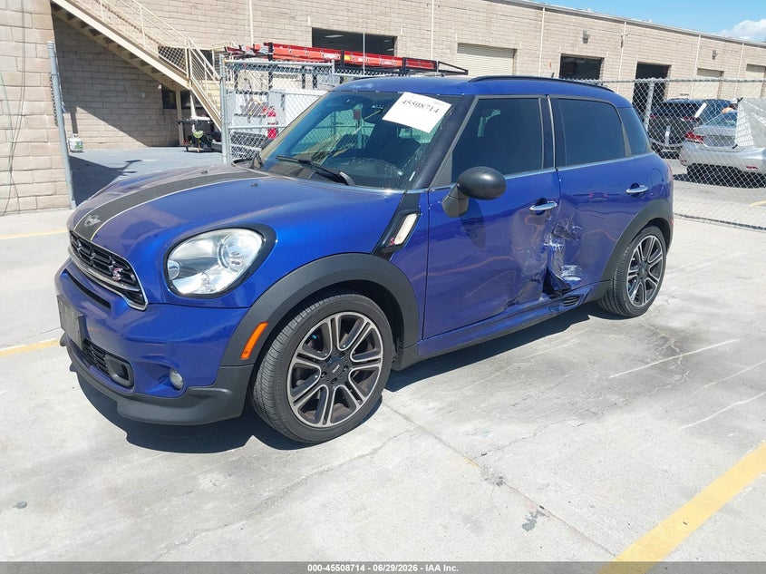 2015 Mini Countryman VIN WMWZC3C58FWT03649 IAAI salvage auction — LEFT SIDE, Salvage (California), sold $425 on 2026-07-29 (photo 2)