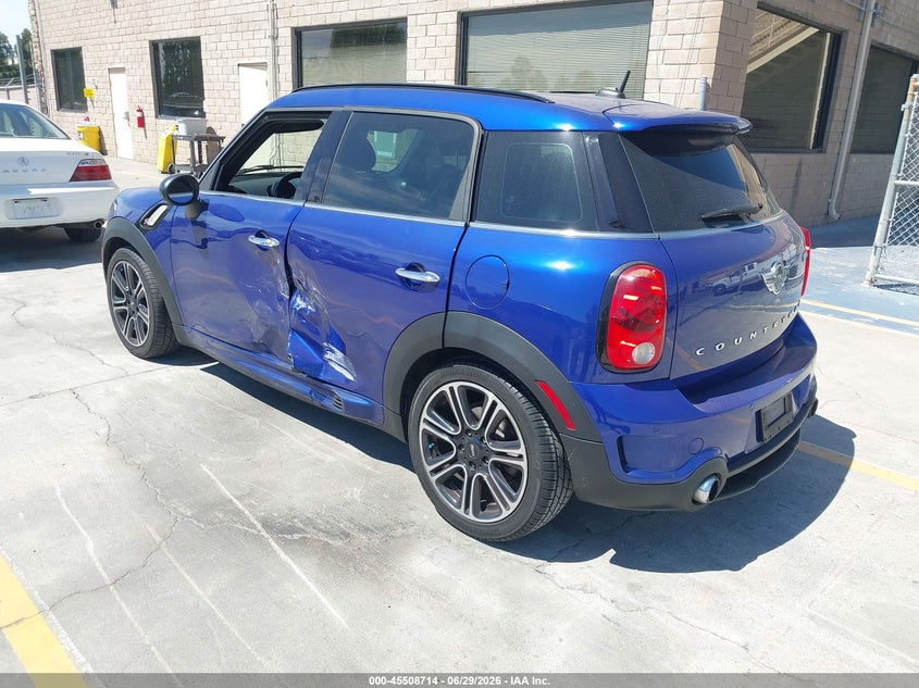 2015 Mini Countryman VIN WMWZC3C58FWT03649 IAAI salvage auction — LEFT SIDE, Salvage (California), sold $425 on 2026-07-29 (photo 3)