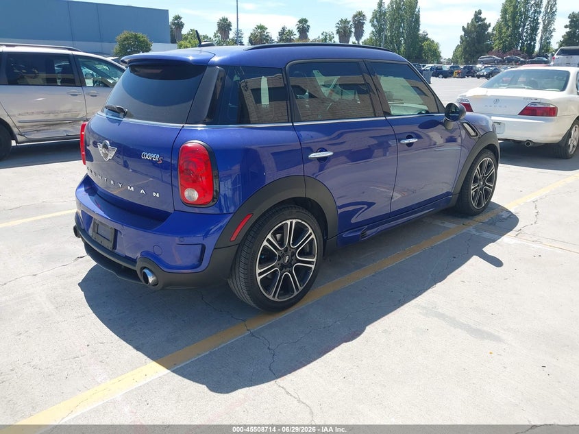 2015 Mini Countryman VIN WMWZC3C58FWT03649 IAAI salvage auction — LEFT SIDE, Salvage (California), sold $425 on 2026-07-29 (photo 4)