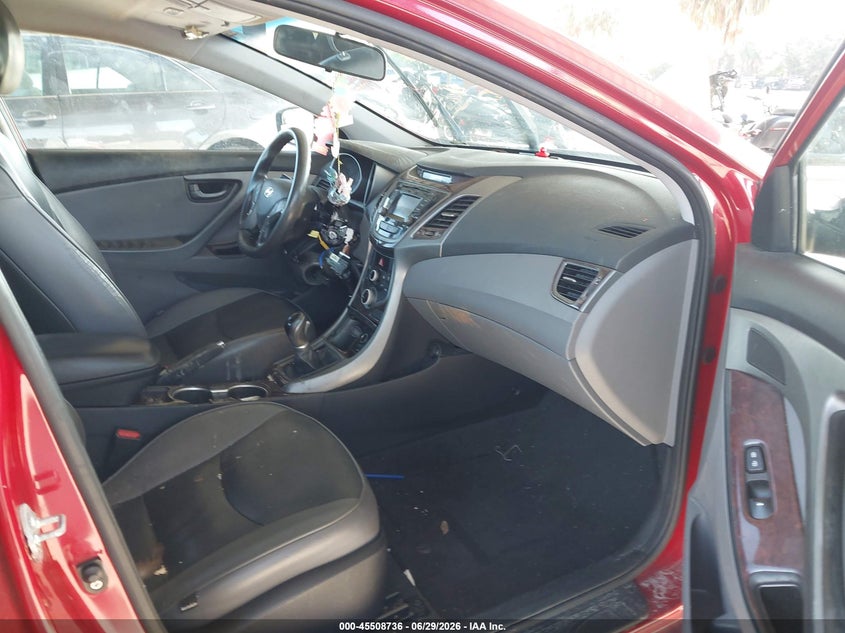 2016 Hyundai Elantra VIN KMHDH4AE4GU511057 IAAI salvage auction — NORMAL WEAR, Clear (Florida), sold $1,100 on 2026-07-07 (photo 5)