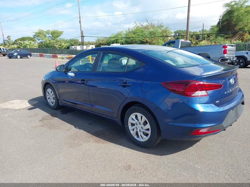 2020 Hyundai Elantra VIN 5NPD74LF4LH616358 IAAI salvage auction — NORMAL WEAR, Sf97 (Hawaii), sold $7,200 on 2026-07-28 (photo 3)
