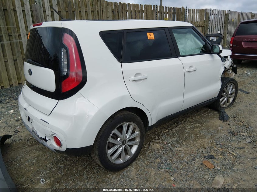 2018 Kia Soul VIN KNDJP3A52J7522536 IAAI salvage auction — REAR END, Salvage (Arizona), sold $25 on 2026-07-27 (photo 4)