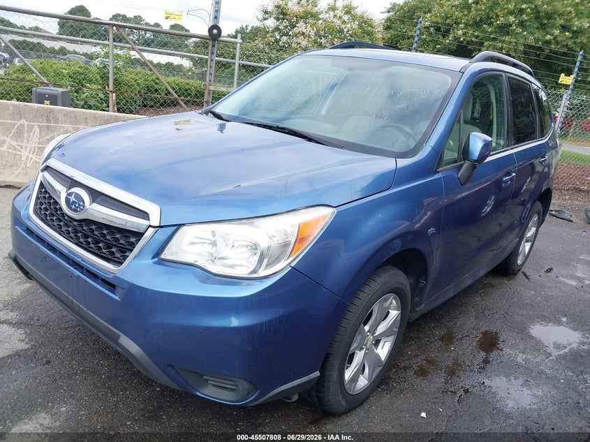 2015 Subaru Forester VIN JF2SJADCXFH421266 IAAI salvage auction — NORMAL WEAR, Clear (North Carolina), sold $850 on 2026-07-30 (photo 2)