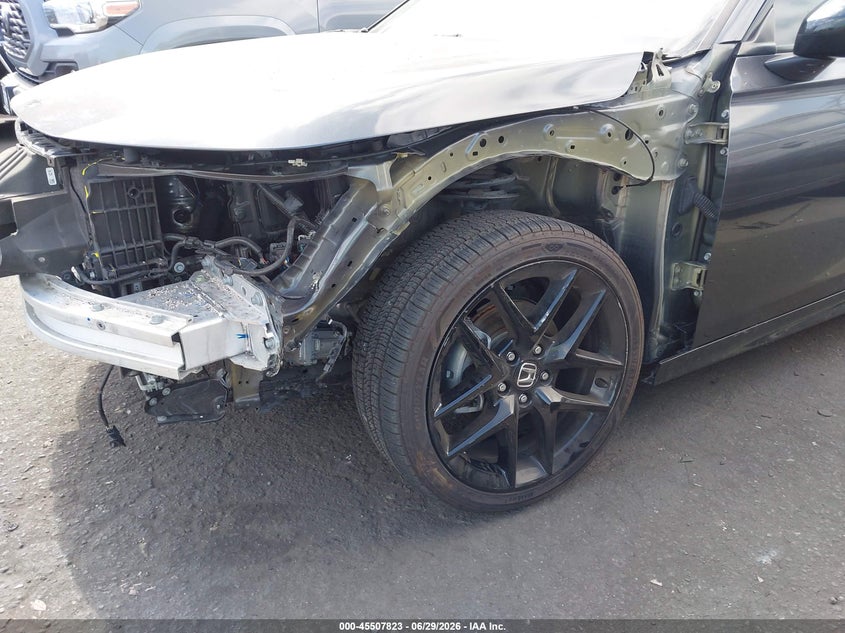 2022 Honda Civic VIN 2HGFE2F55NH585110 IAAI salvage auction — LEFT FRONT, Salvage Title, sold $4,950 on 2026-07-31 (photo 6)