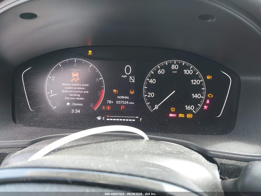 2022 Honda Civic VIN 2HGFE2F55NH585110 IAAI salvage auction — LEFT FRONT, Salvage Title, sold $4,950 on 2026-07-31 (photo 7)