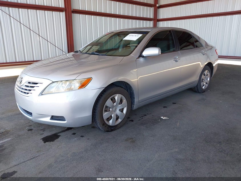 2007 Toyota Camry VIN JTNBE46K573048205 IAAI salvage auction — SIDE, Salvage (California), sold $25 on 2026-07-21 (photo 2)