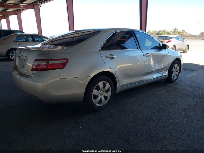 2007 Toyota Camry VIN JTNBE46K573048205 IAAI salvage auction — SIDE, Salvage (California), sold $25 on 2026-07-21 (photo 4)