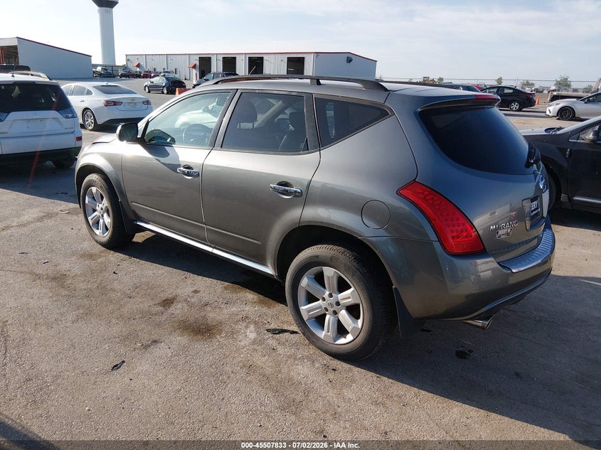 2007 Nissan Murano VIN JN8AZ08W37W607251 IAAI salvage auction — NORMAL WEAR, Regular Certificate (Iowa), sold $550 on 2026-07-14 (photo 3)