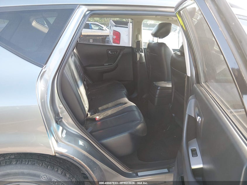 2007 Nissan Murano VIN JN8AZ08W37W607251 IAAI salvage auction — NORMAL WEAR, Regular Certificate (Iowa), sold $550 on 2026-07-14 (photo 8)