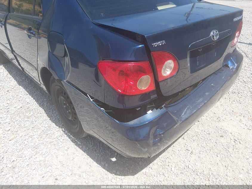 2007 Toyota Corolla VIN JTDBR32E770135401 IAAI salvage auction — REAR END, Salvage (Kentucky), sold $575 on 2026-07-28 (photo 6)