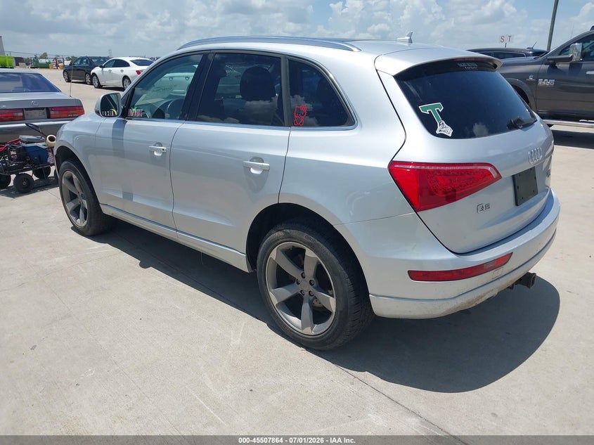 2012 Audi Q5 VIN WA1LFAFPXCA097240 IAAI salvage auction — WATER/FLOOD, Salvage (Texas), sold $250 on 2026-07-24 (photo 3)