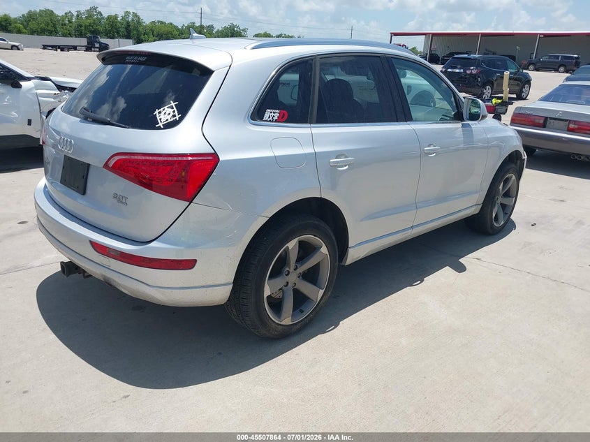 2012 Audi Q5 VIN WA1LFAFPXCA097240 IAAI salvage auction — WATER/FLOOD, Salvage (Texas), sold $250 on 2026-07-24 (photo 4)